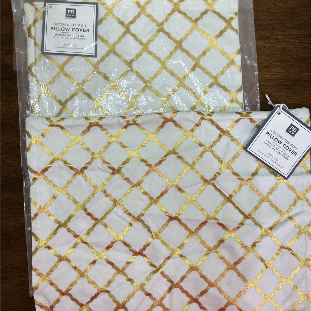 Pottery Barn NWT Pillow Covers (2)
